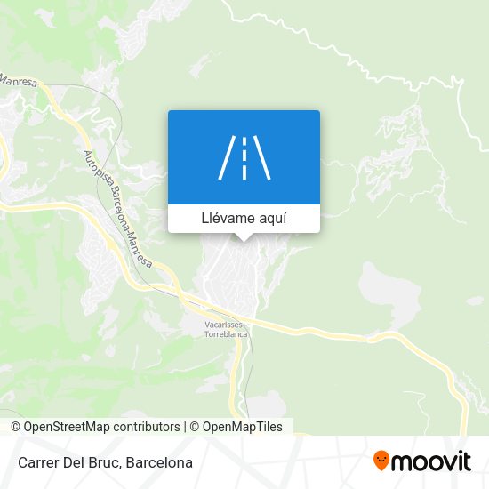 Mapa Carrer Del Bruc