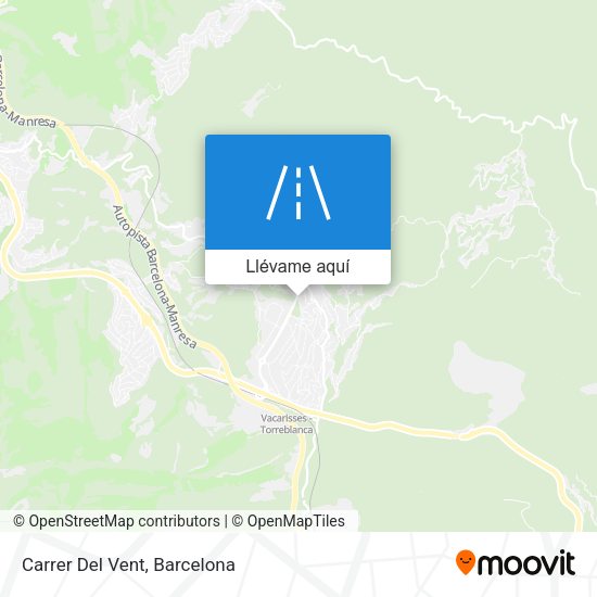 Mapa Carrer Del Vent