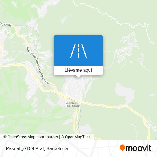 Mapa Passatge Del Prat