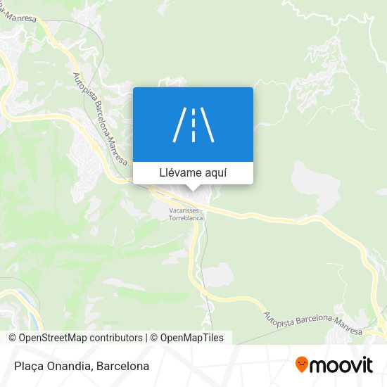 Mapa Plaça Onandia