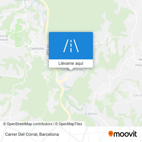 Mapa Carrer Del Corral