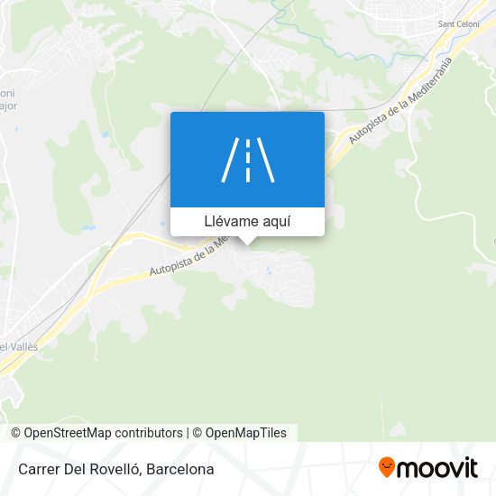 Mapa Carrer Del Rovelló
