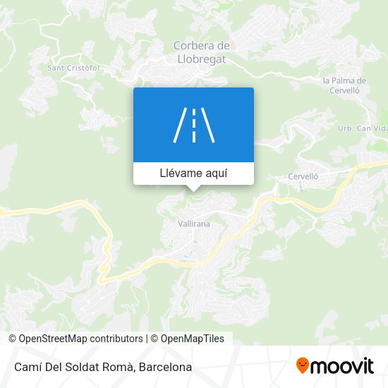 Mapa Camí Del Soldat Romà