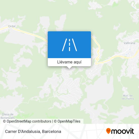 Mapa Carrer D'Andalusia