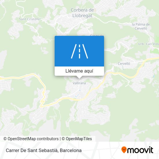 Mapa Carrer De Sant Sebastià