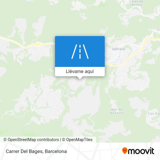 Mapa Carrer Del Bages