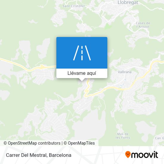 Mapa Carrer Del Mestral