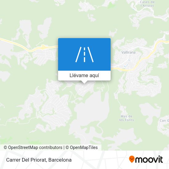 Mapa Carrer Del Priorat