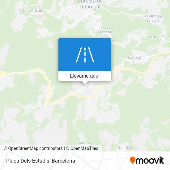 Mapa Plaça Dels Estudis