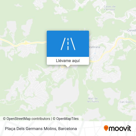 Mapa Plaça Dels Germans Molins
