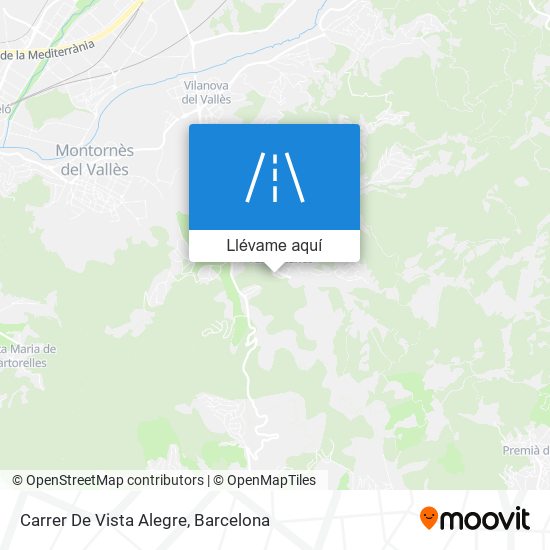Mapa Carrer De Vista Alegre