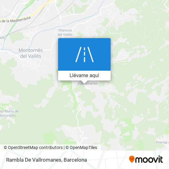 Mapa Rambla De Vallromanes