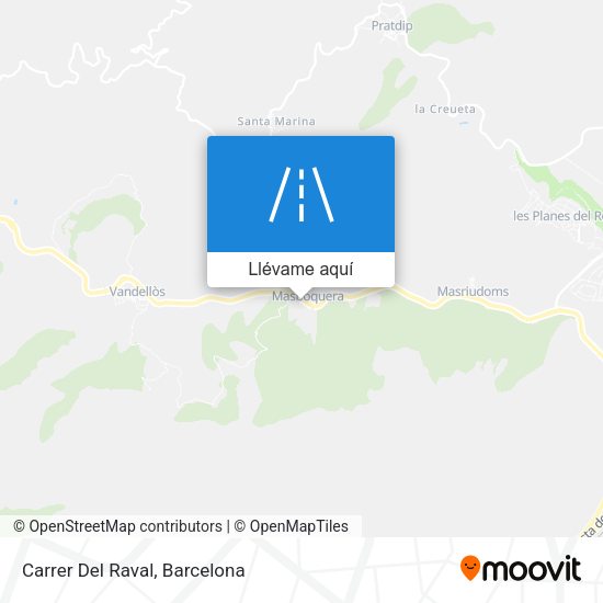 Mapa Carrer Del Raval