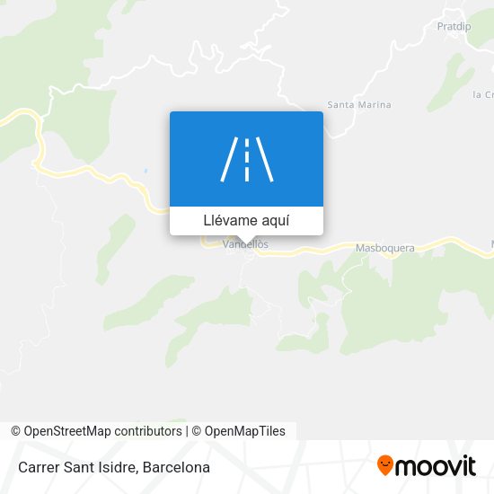 Mapa Carrer Sant Isidre