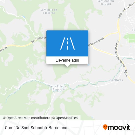 Mapa Camí De Sant Sebastià