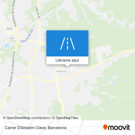 Mapa Carrer D'Anselm Clave