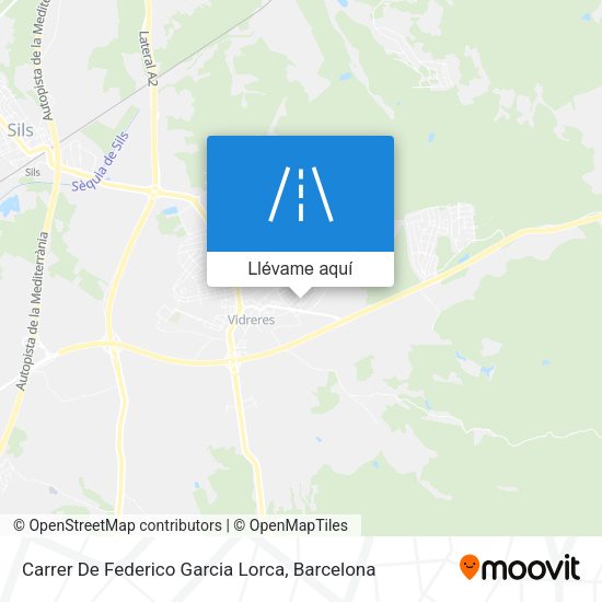 Mapa Carrer De Federico Garcia Lorca