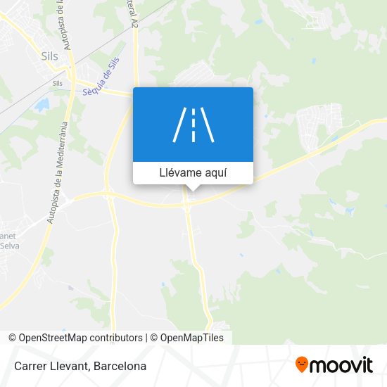 Mapa Carrer Llevant
