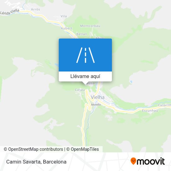 Mapa Camin Savarta