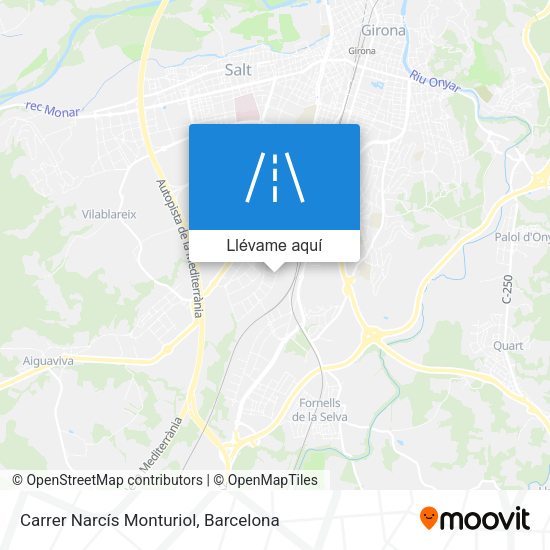 Mapa Carrer Narcís Monturiol
