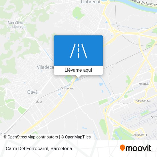 Mapa Camí Del Ferrocarril