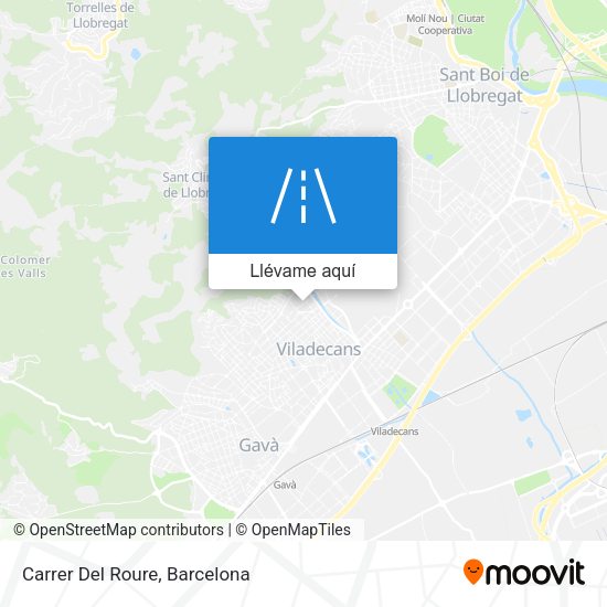 Mapa Carrer Del Roure