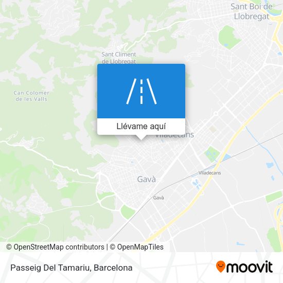 Mapa Passeig Del Tamariu