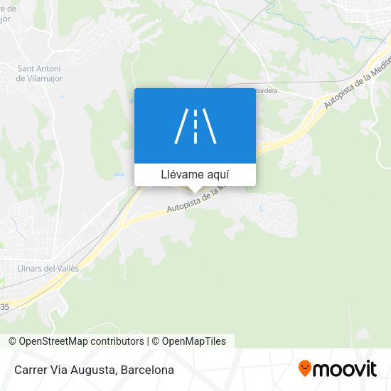 Mapa Carrer Via Augusta