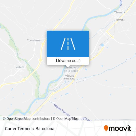 Mapa Carrer Termens
