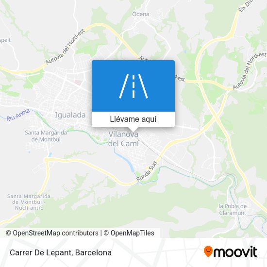 Mapa Carrer De Lepant