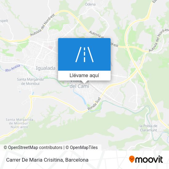 Mapa Carrer De Maria Crisitina
