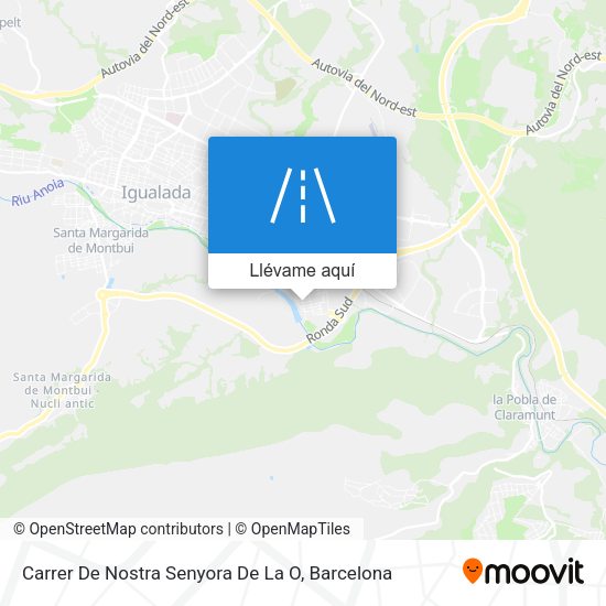Mapa Carrer De Nostra Senyora De La O