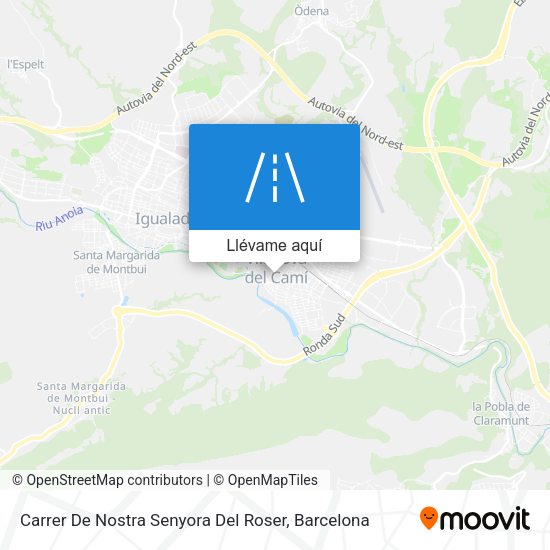 Mapa Carrer De Nostra Senyora Del Roser