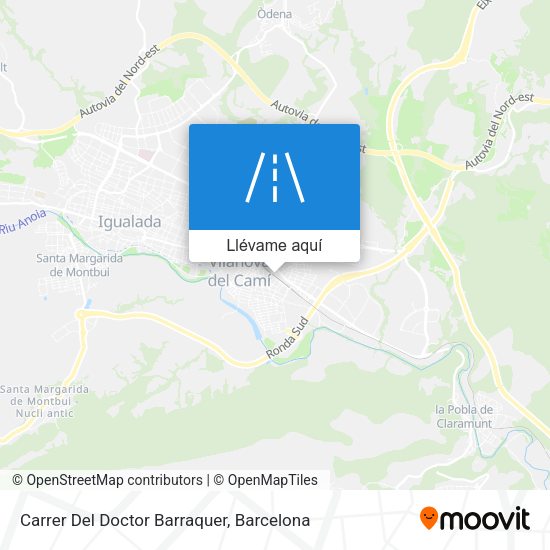Mapa Carrer Del Doctor Barraquer