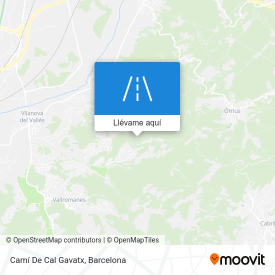 Mapa Camí De Cal Gavatx