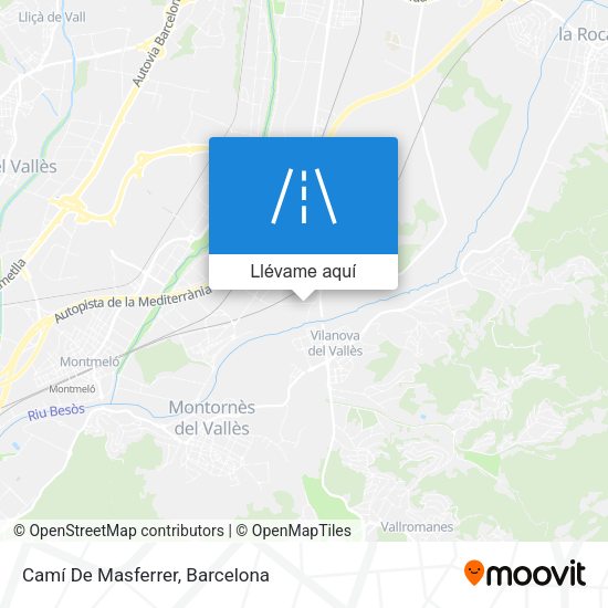 Mapa Camí De Masferrer