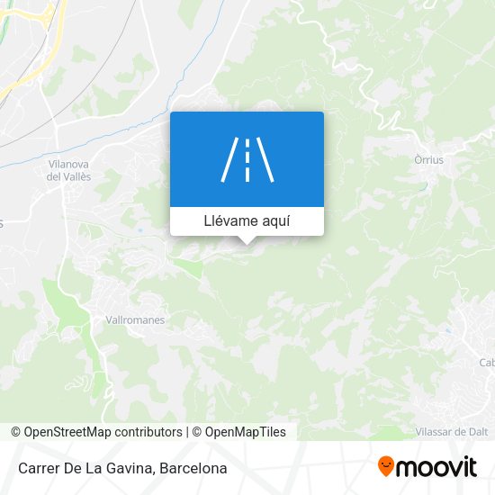 Mapa Carrer De La Gavina