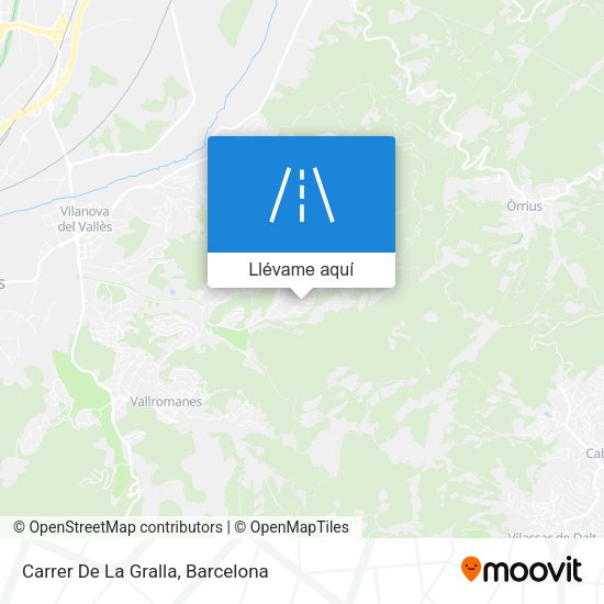 Mapa Carrer De La Gralla