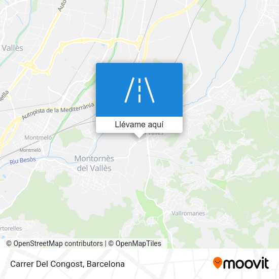 Mapa Carrer Del Congost
