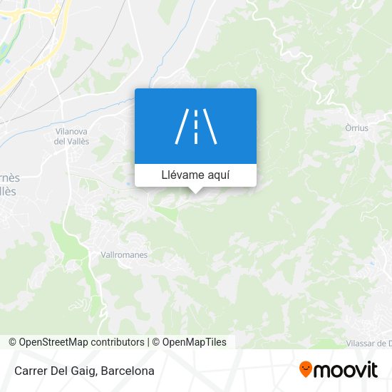 Mapa Carrer Del Gaig