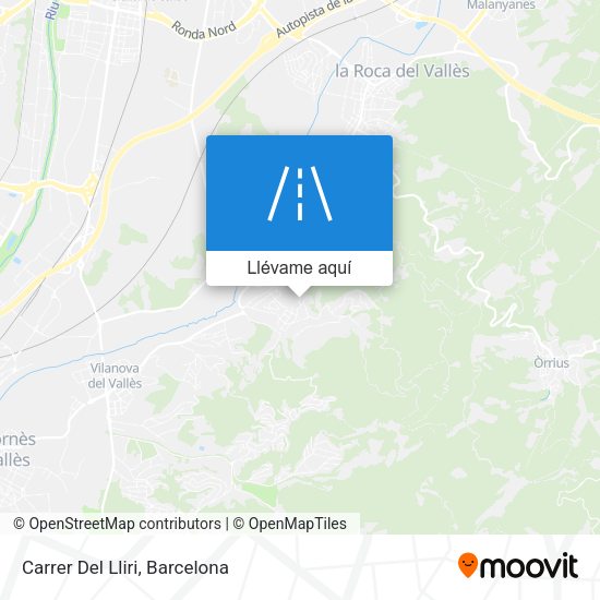 Mapa Carrer Del Lliri
