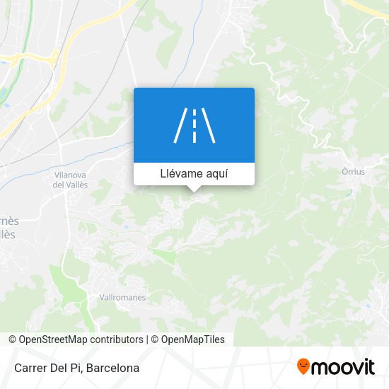 Mapa Carrer Del Pi