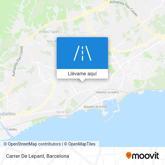 Mapa Carrer De Lepant