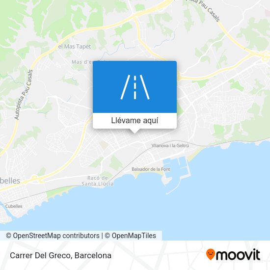 Mapa Carrer Del Greco