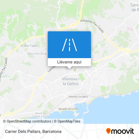 Mapa Carrer Dels Pallars