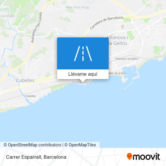 Mapa Carrer Esparrall