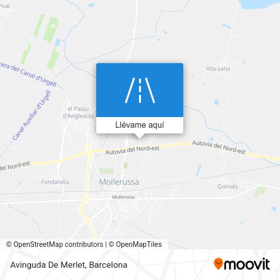 Mapa Avinguda De Merlet