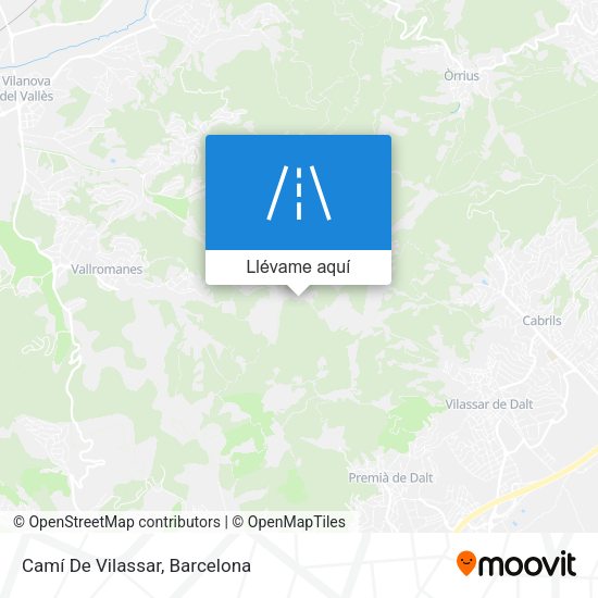 Mapa Camí De Vilassar