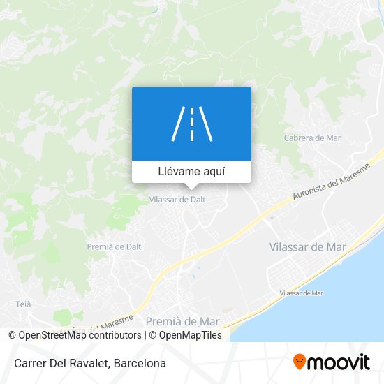 Mapa Carrer Del Ravalet