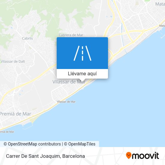 Mapa Carrer De Sant Joaquim
